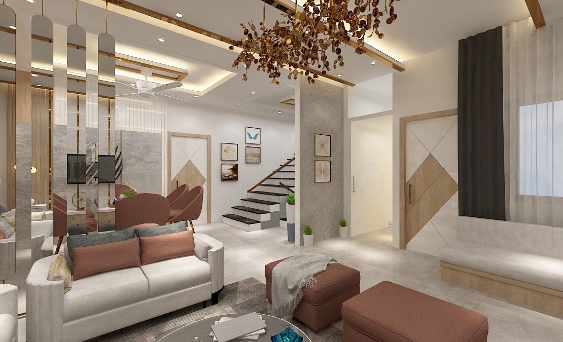 Luxury Living Room Interior Designers In Dhar